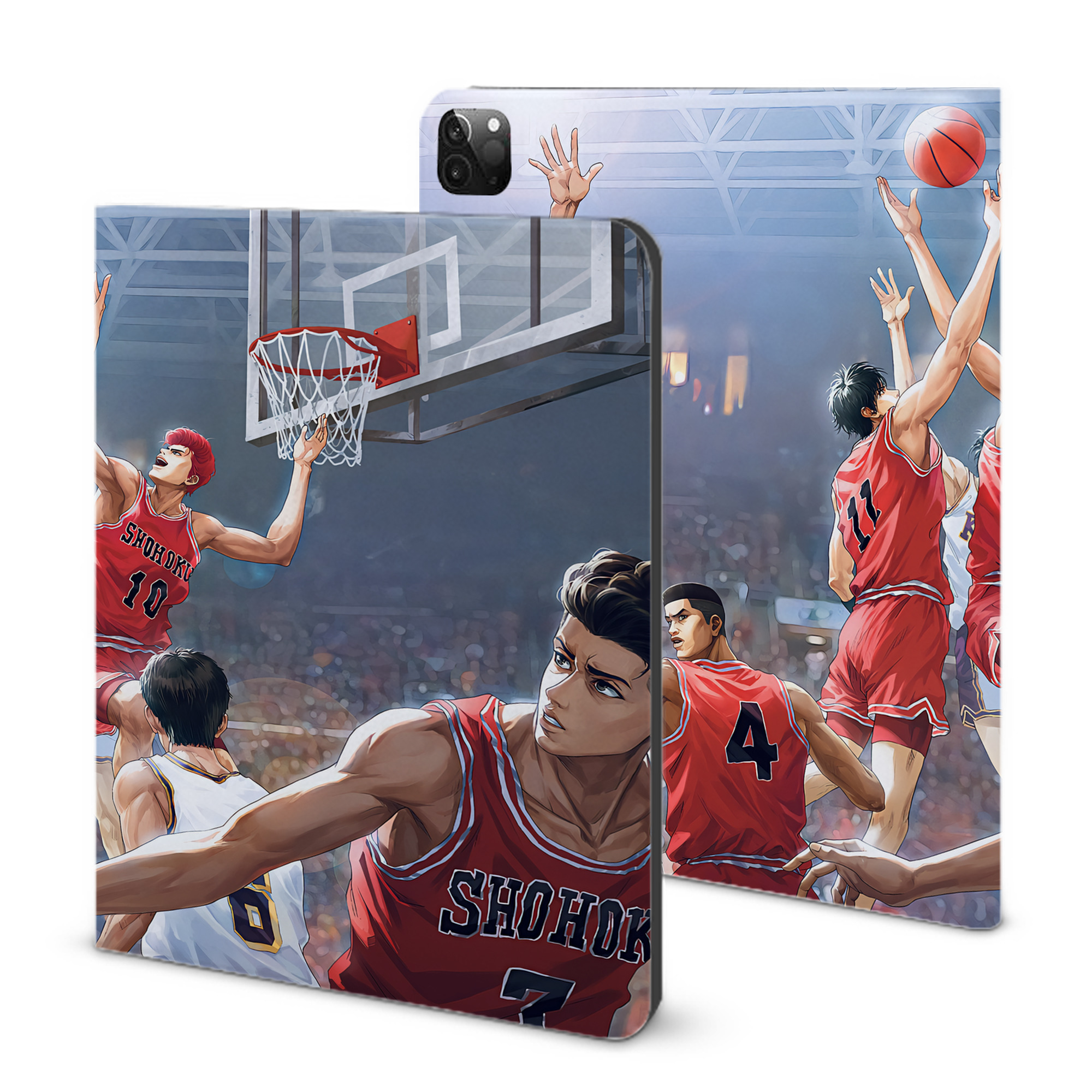 （画像用） SLAM DUNK／スラムダンク IPadケース ペンホルダー付き ブックスタイルデザイン